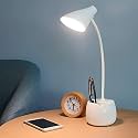 Pick Ur Needs Rechargeable LED Table Desk Study Lamp for Student Reading/Learning Dimmer/Brightener 3 Colors (Cool Day Light, Neutral White and Warm White) - Touch + Dolphin