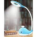 Pick Ur Needs Rechargeable LED Table Desk Study Lamp for Student Reading/Learning Dimmer/Brightener 3 Colors (Cool Day Light, Neutral White and Warm White) - Touch + Dolphin