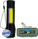 Pick Ur Needs Dual Mode 3 In 1 Mini Mattel Long Range Rechargeable Torch Search 4 hrs Torch Emergency Light