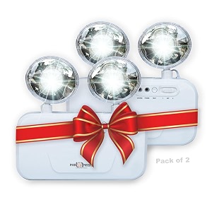 pick ur needs rechargeable emergency led wall mounted auto cut system with portable amp twin spot for commercial lightning white large2