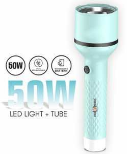 pick ur needs rechargeable long range search light with 4 mode light long backup led emergency torch