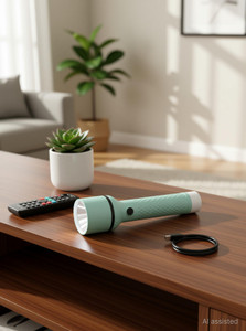 pick ur needs rechargeable torch emergency light with 4 mode light type c fast charging torch