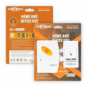 pick ur needs wireless long range doorbell easy adjustable ringtones with remote door wind chimes for multi use oval