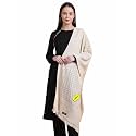 Pick Ur Needs Women’s Premium Knitted Winter Soft Shawl Woolen Warm Stole with Elegant Lace Pattern &amp; Tassels For Girls