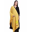 Pick Ur Needs Women’s Premium Knitted Winter Soft Shawl Woolen Warm Stole with Elegant Lace Pattern &amp; Tassels For Girls