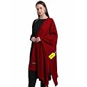 Pick Ur Needs Women’s Premium Knitted Winter Soft Shawl Woolen Warm Stole with Elegant Lace Pattern &amp; Tassels For Girls