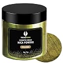 Pickle Green Mica Powder for Epoxy Resin 56g / 2oz. Jar - Techarooz 2 Tone Resin Dye Color Pigment Powder for Lip Gloss, Nails, Colorant for Slime Bath Bombs Soap Making & Polymer Clay