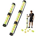 Pickleball Ball Retriever 17 Balls Pickleball Pickup Tube with Shoulder Strap,Quick and Portable for Pickleball Tube Ball Pickup,Lightweight Pickleball Picker Upper Ball Holder