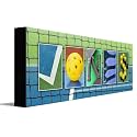 PICKLEBALL Custom Photo Name Art | Premium Stretched Canvas | 30”x10"