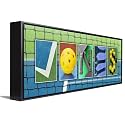 PICKLEBALL Custom Photo Name Art | Premium Float Framed Canvas | 36”x12