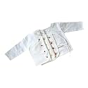 Picksparrow Pure Cotton Embroidered Newborn Baby ClothesJhablasVests