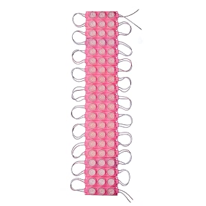 doom lense 3led strip 12v waterproof led smd 3wmodule pack of 20 modulespink