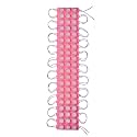 Doom Lense 3Led Strip 12V Waterproof LED SMD, 3w/Module (Pack of 20 Modules)(Pink)