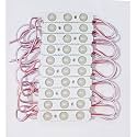 Eco 3Led Strip 12V Waterproof 5730 LED SMD, 1.2w/Module (Pack of 20 Modules)(Warm White)