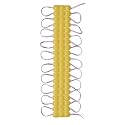 Gems 3Led Strip 12V Waterproof 5730 LED SMD, 1.5w/Module (Pack of 20 Modules)(Yellow)