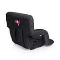 PICNIC TIME NFL New York Giants Ventura Reclining Stadium Seat with Back Support, Bleacher Seat, Beach Floor Chair