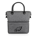 PICNIC TIME NFL New York Giants Urban Lunch Bag - Cooler Lunch Tote - Insulated Lunch Bag, (Gray with Black Accents)