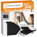 SummerBrite Sticky Wall Hanging Adhesive Strips, 28Pairs, Medium, Black