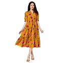 PIDAVLIYA39S Women39s Cotton Floral Printed Midi Dress