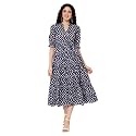 PIDAVLIYA39S Women39s Cotton Floral Printed Midi Dress