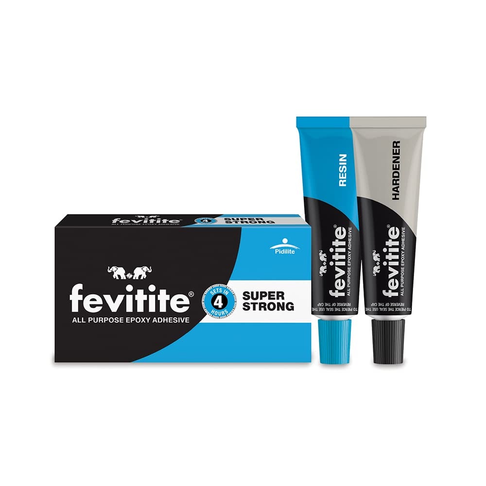 Pidilite FEVITITE SUPER STRONG EPX ADH[ 90 G ]| Two Component (Resin ...