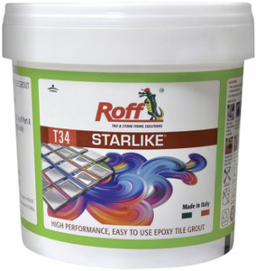 pidilite roff starlike t34 epoxy grout  pastel brown 5kg crack filler 5 kg