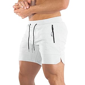 PIDOGYM Mens 5 inch Gym Workout ShortsFitted