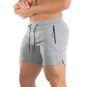 PIDOGYM Mens 5 inch Gym Workout ShortsFitted