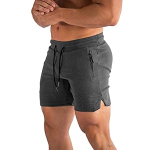 PIDOGYM Mens 5 inch Gym Workout ShortsFitted