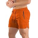 PIDOGYM Men39s 534 Gym Workout ShortsFitted Jogging