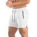 PIDOGYM Men39s 534 Gym Workout ShortsFitted Jogging