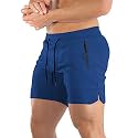 PIDOGYM Men39s 534 Gym Workout ShortsFitted Jogging