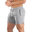 PIDOGYM Men39s 534 Gym Workout ShortsFitted Jogging