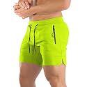 PIDOGYM Men39s 534 Gym Workout ShortsFitted Jogging