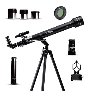 pie matrix phoenix 60700 astronomical land amp sky refractor telescope with 175x ultra zoomfully coated glass optics alt-az mountprofessionals to explore moonsaturn rings planets amp deep sky objects
