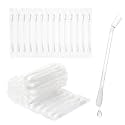 Piercing Aftercare Cotton Swabs, Disposable Saline Solution Qtips (50 Pcs)