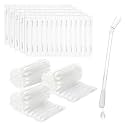 Piercing Aftercare Cotton Swabs, Disposable Saline Solution Qtips (400 Pcs)