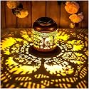 Pig Solar Lanterns Outdoor Waterproof Hanging Solar Lights Pig Gifts for Women Men Mom Metal Decorative LED Outdoor Lanterns for Patio, Lawn, Landscape, Garden Decor, Yard Decorations