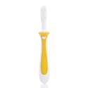 Pigeon Baby Training Manual Toothbrush Lesson 1,for 6-8 Month Babies/0-4 Month Milk Teeth Babies,Yellow, 1 Piece
