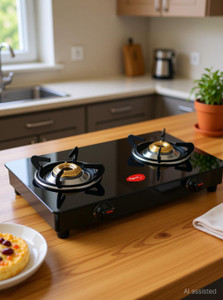 Pigeon Brunet 2 Burner Glass Cooktop Automatic