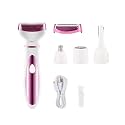 Pigeon Charm 4 In 1 Multi-Purpose Ipx5 Trimmer For Women|Stainless Steel Blade|Usb C Type Charging|Waterproof|1.5 Hr Runtime|Charge Time 2.5 Hr|2 Years Warranty