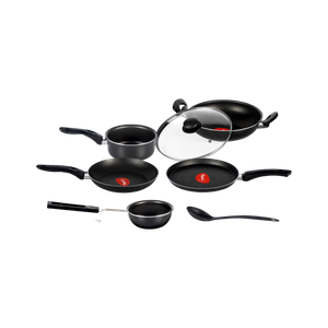 pigeon favourite gift set non-stick coated cookware set aluminium 7 - piece