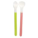 Pigeon Baby Feeding Spoon Set – Soft Silicone Tips, BPA-Free, Gentle on Gums – Easy Grip Handles – Dishwasher Safe – Perfect for Infant & Toddler First Stage Feeding (Set of 2)