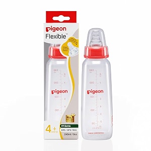 pigeon peristaltic nursing bottle nipple m  baby feeding bottle for infants  natural feeding bottle  bpa free milk bottle for babies  safe amp comfortable daily feeding solution