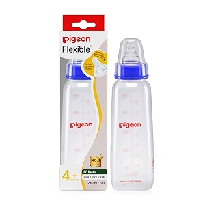 pigeon peristaltic nursing bottle nipple m  baby feeding bottle for infants  natural feeding bottle  bpa free milk bottle for babies  safe amp comfortable daily feeding solution