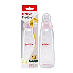 pigeon peristaltic nursing bottle nipple m  baby feeding bottle for infants  natural feeding bottle  bpa free milk bottle for babies  safe amp comfortable daily feeding solution