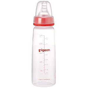 pigeon peristaltic nursing bottle kpp 240ml red nipple m