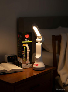pigeon shine 2 in one desk and white 10 hrs torch emergency light