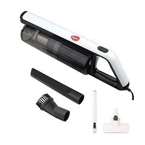 pigeon by stovekraft airturbo pro handheld dry vacuum cleaner for home amp car  hepasteelmesh fft technology filter  18 kpa suction power  600w  low noise 4 accessories  45m long wire