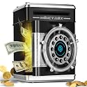Piggy Bank for Kids Boy Girl, ATM Electronic Money Saving Box Black